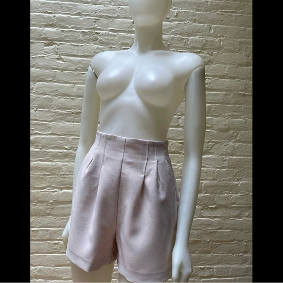 NWOT LOVE REPUBLIC Beige Nude High Waist Tailored Shorts 4 6 S - Picture 2 of 7